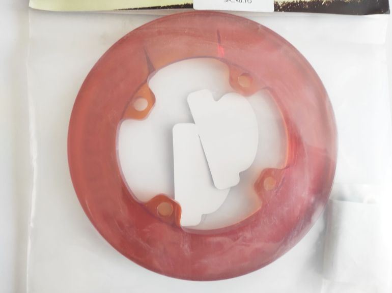 Used E*Thirteen Supercharger Bashguard 104 BCD 40T Orange bike — image 3 of 7