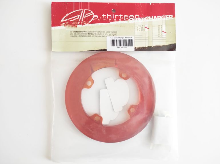 Used E*Thirteen Supercharger Bashguard 104 BCD 40T Orange bike — image 2 of 7