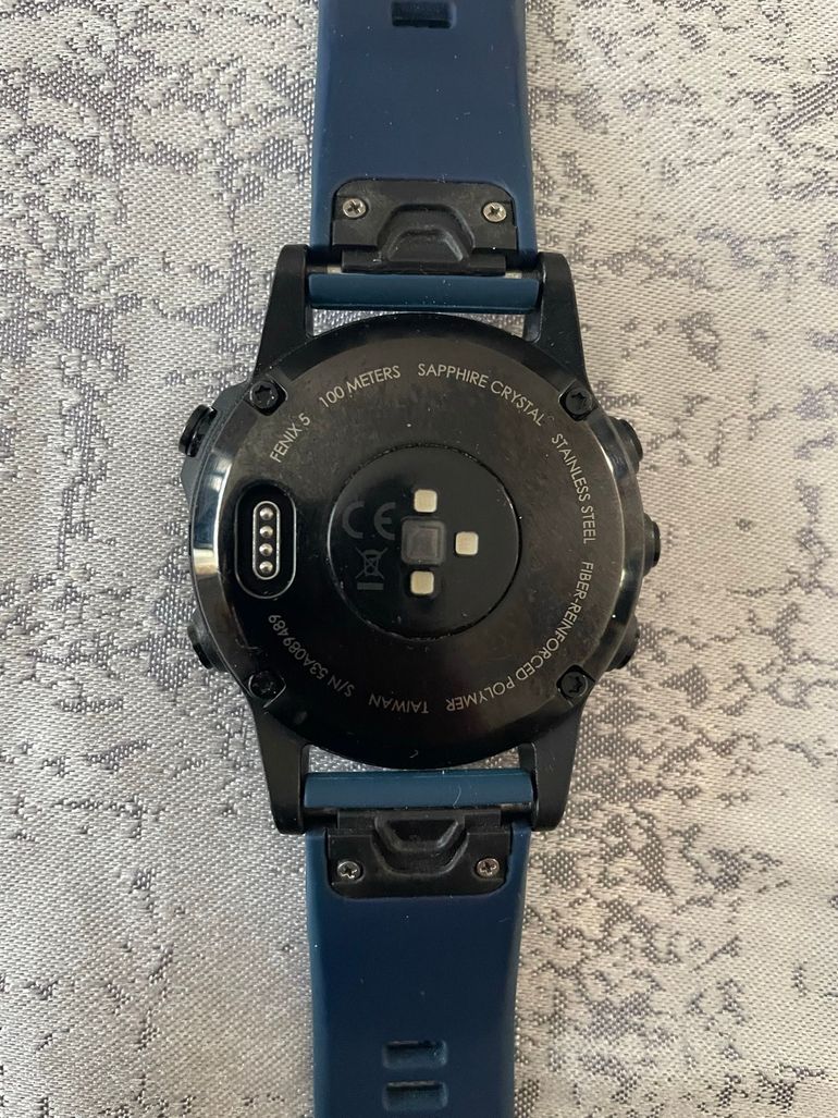 Used Garmin Fenix 5 Sapphire GPS Watch bike — image 5 of 6