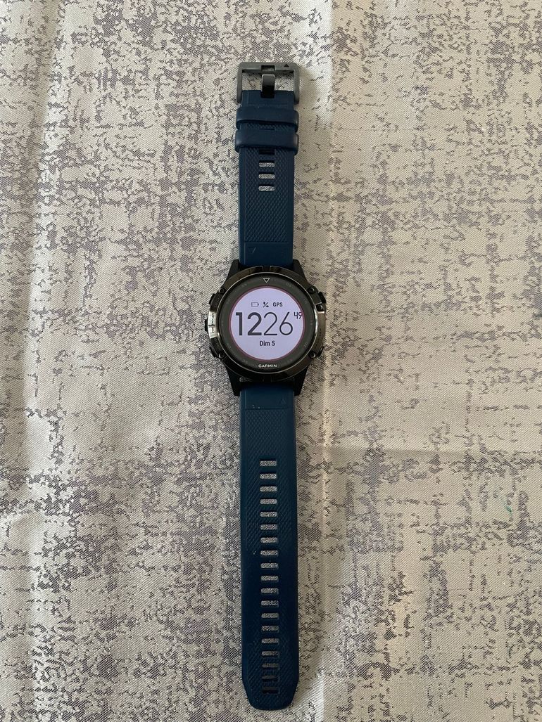Used Garmin Fenix 5 Sapphire GPS Watch bike — image 3 of 6