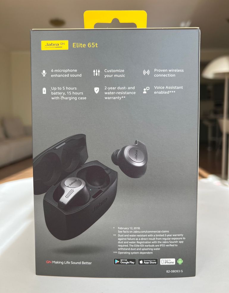 Used jabra Elite 65t True Wireless Earbuds bike — image 8 of 9