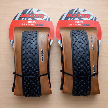 Maxxis, Pack 2 Pneus Ikon Tanwall 29x2.20" EXO Dual 60 TLR Folding