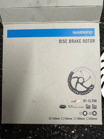 Brugt Shimano RT-CL700 140 Disk Set 2026 bike — billede 3 af 3