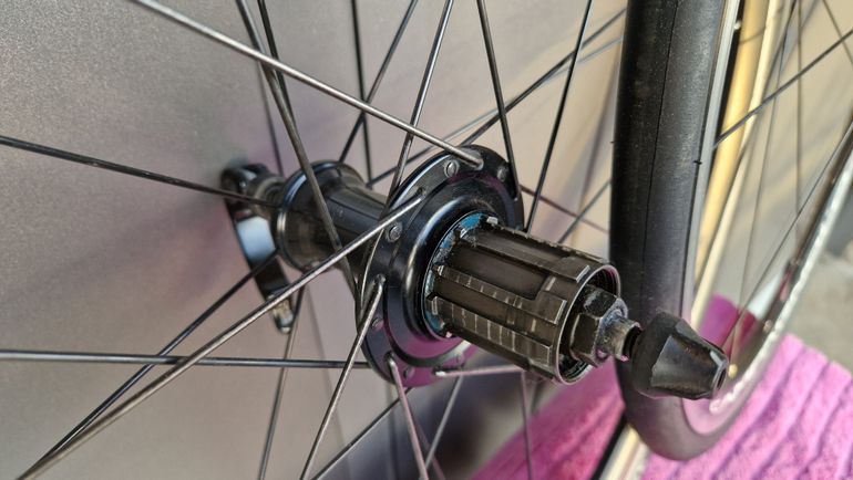 Used Campagnolo Khamsin Asymmetric Wheelset 2014 bike — image 4 of 15