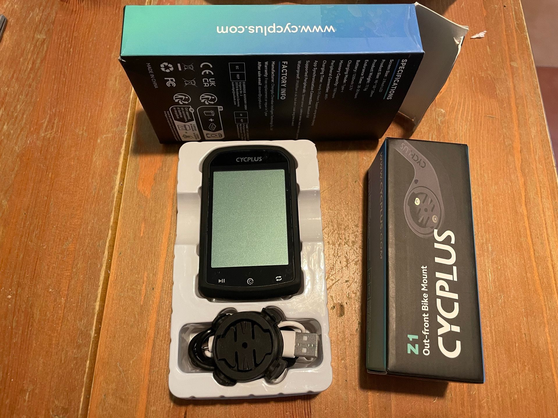 Cycplus M1 GPS Bike Computer 2025