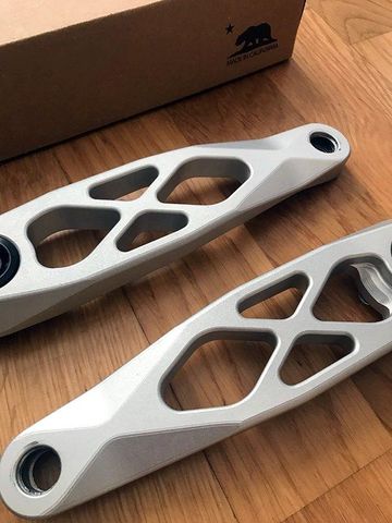 Tweedehands 5DEV DUB Matt Raw Silber 165mm 2026 bike — afbeelding 3 van 4