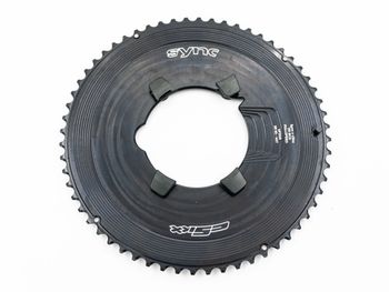 Sync Ergonomics, 2x TT Chainring set 60x46 4x110 BCD with Bolts