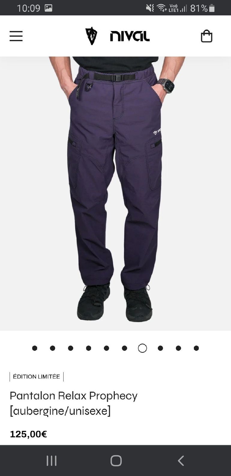 Used Nival Escalade Pants Unisex Size M 2025 bike — image 2 of 5