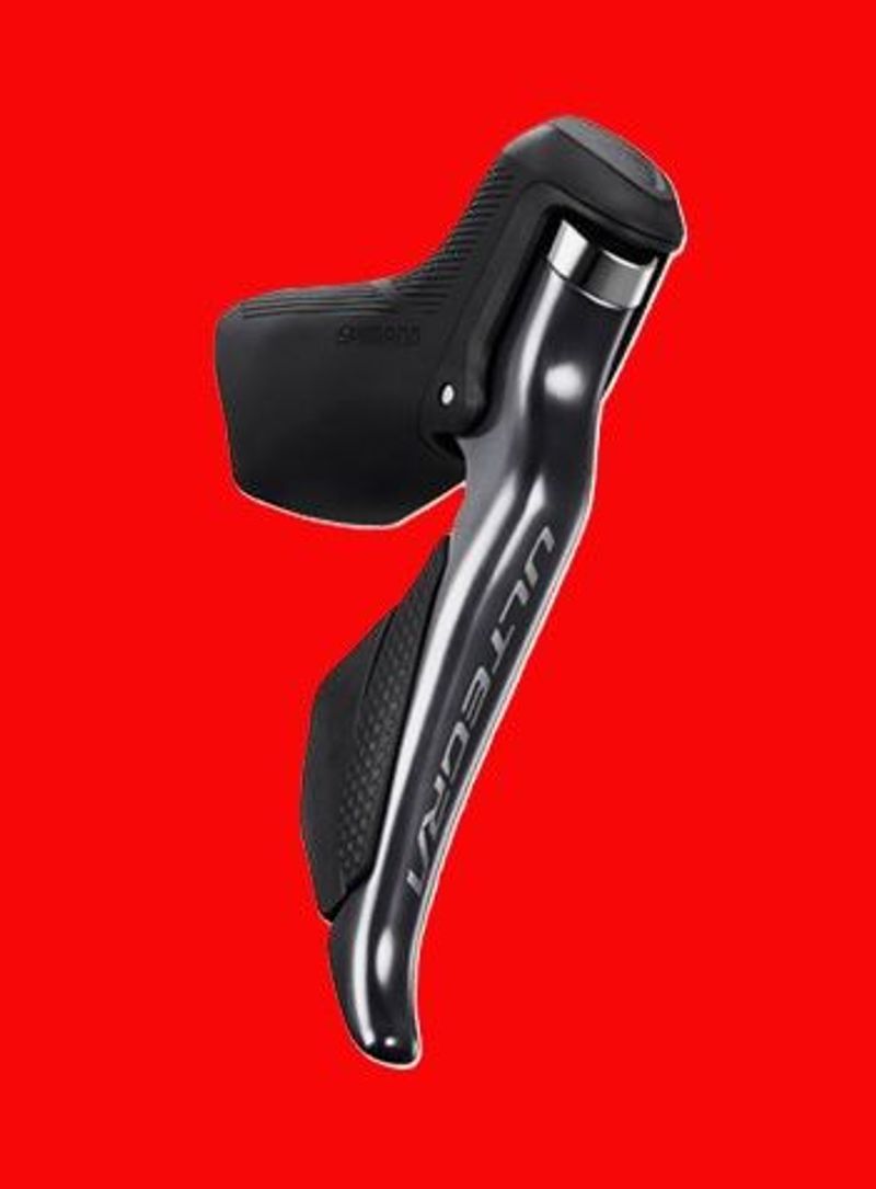 Used Shimano ULTEGRA Di2 12v ST-R8150 Left Shifter Drivetrain & Pedals
