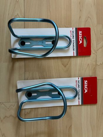 Used Silca Sicuro Titanium Bottle Cage bike
