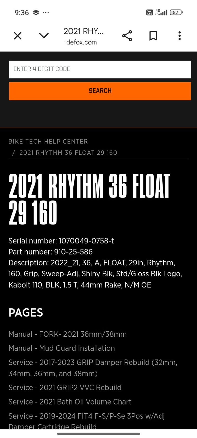 Brugt Fox 36 Rhythm 160mm 2021 bike — billede 2 af 10