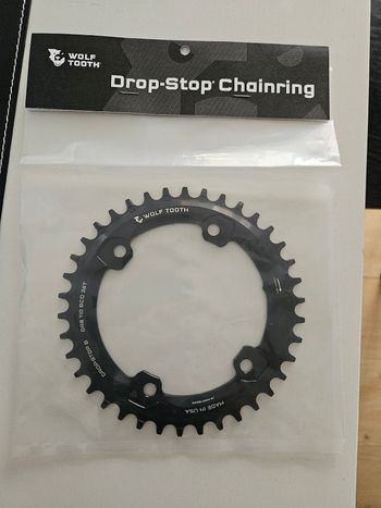 Wolf Tooth, Shimano Grx 110 BCD Asymmetric 4-Bolt 38T Chainring