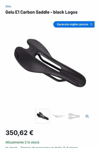 Used GELU E1 Carbon Saddle 2025 bike — image 7 of 7