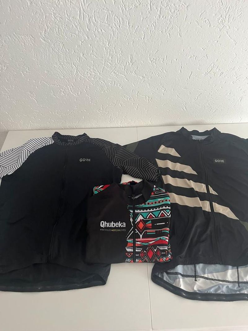 Used Gorewear (x3) GORE Spinshift + Swiftride + ASSOS Mille GT SS Cycling Clothing