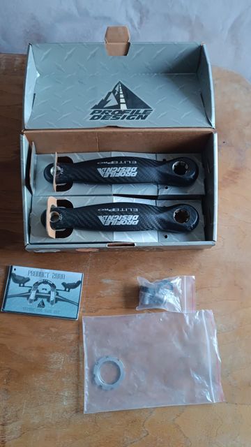 Brugt Profile Design Elite Pro Cranks + Spider Drivetrain & Pedals