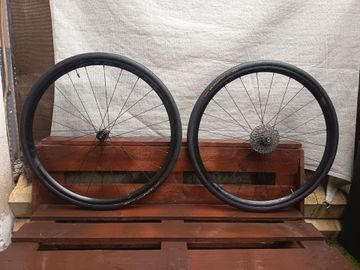 Fulcrum Racing 6 DB Clincher Centerlock 12x100mm / 12x142mm negro Wheels usato