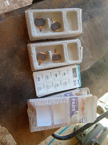 Tweedehands brake authority Pair of New Brake Pads bike