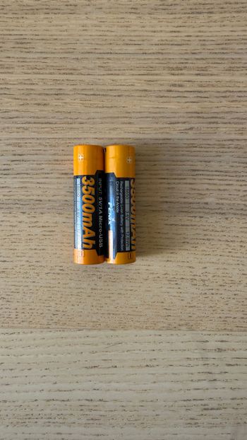 Used Fenix Battery 18650 3500 mAh USB bike