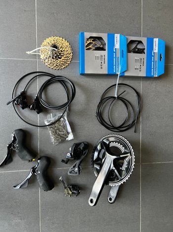 Shimano, 105 R7120 Mechanisch Disc Groepset 12 Speed