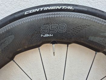 Zipp, 858 NSW Carbon Clincher rim brake front wheel