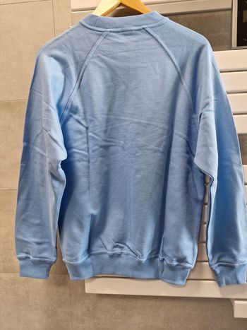 Used La Calaisienne Pull à col rond bleu clair en coton bike — image 7 of 11