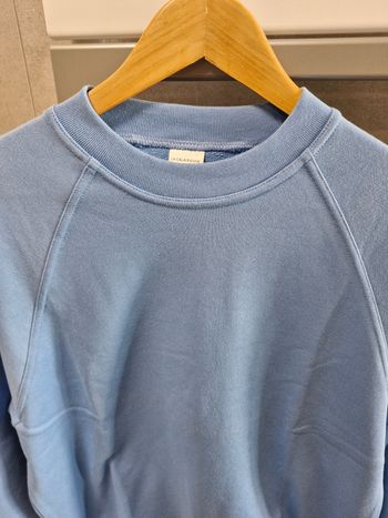 Used La Calaisienne Pull à col rond bleu clair en coton bike — image 4 of 11