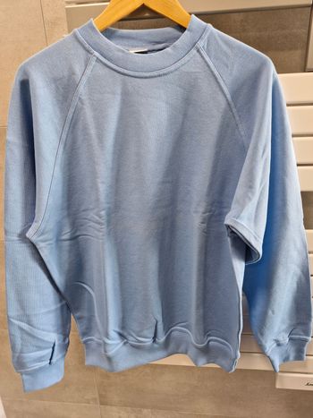 Used La Calaisienne Pull à col rond bleu clair en coton bike — image 3 of 9