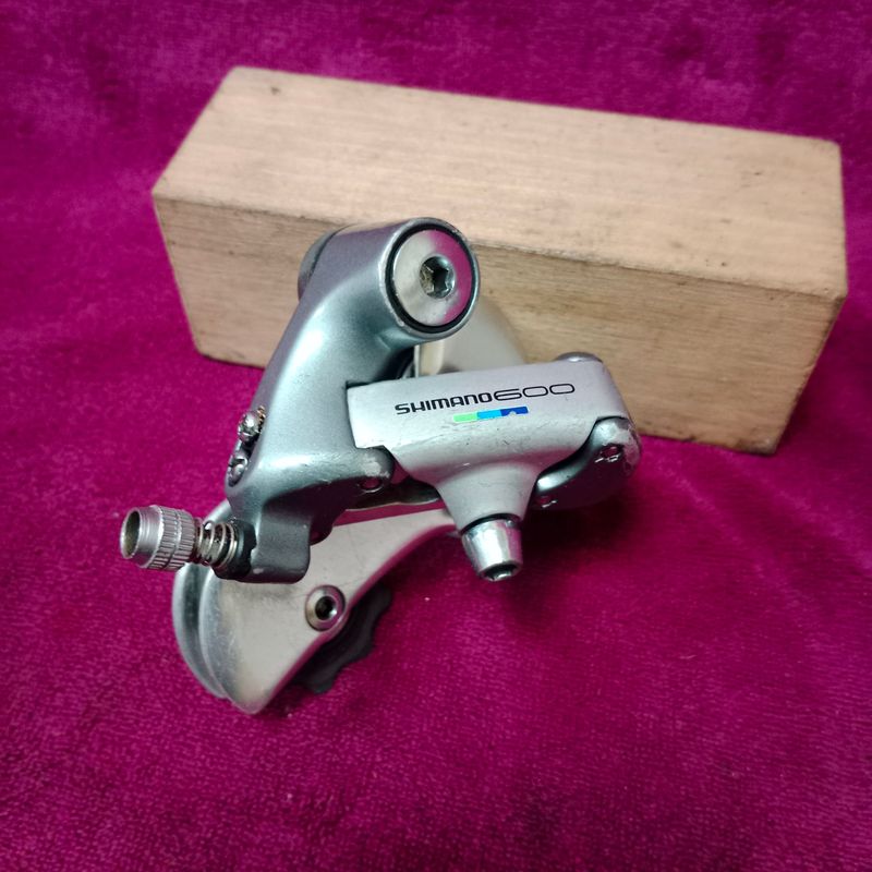 Used Deragliatore posteriore Shimano 600 tricolor RD-6400 Drivetrain & Pedals