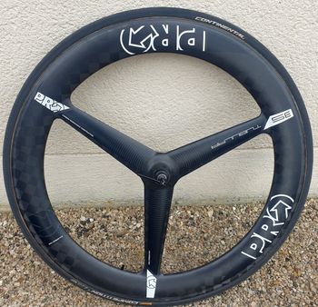 Shimano, PRO 3-SPOKE Roue Avant Textreme Tubular