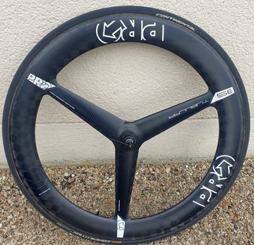 Używany Shimano PRO 3-SPOKE Roue Avant Textreme Tubular Wheels
