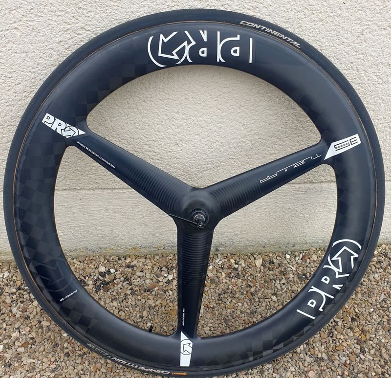 Gebrauchtes Shimano PRO 3-SPOKE Roue Avant Textreme Tubular Wheels