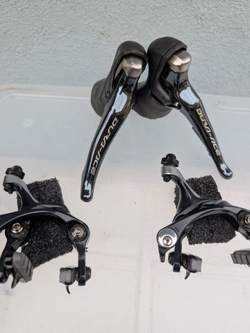 Used Shimano Dura ace br 9010 direct mount brake and lever set Brakes