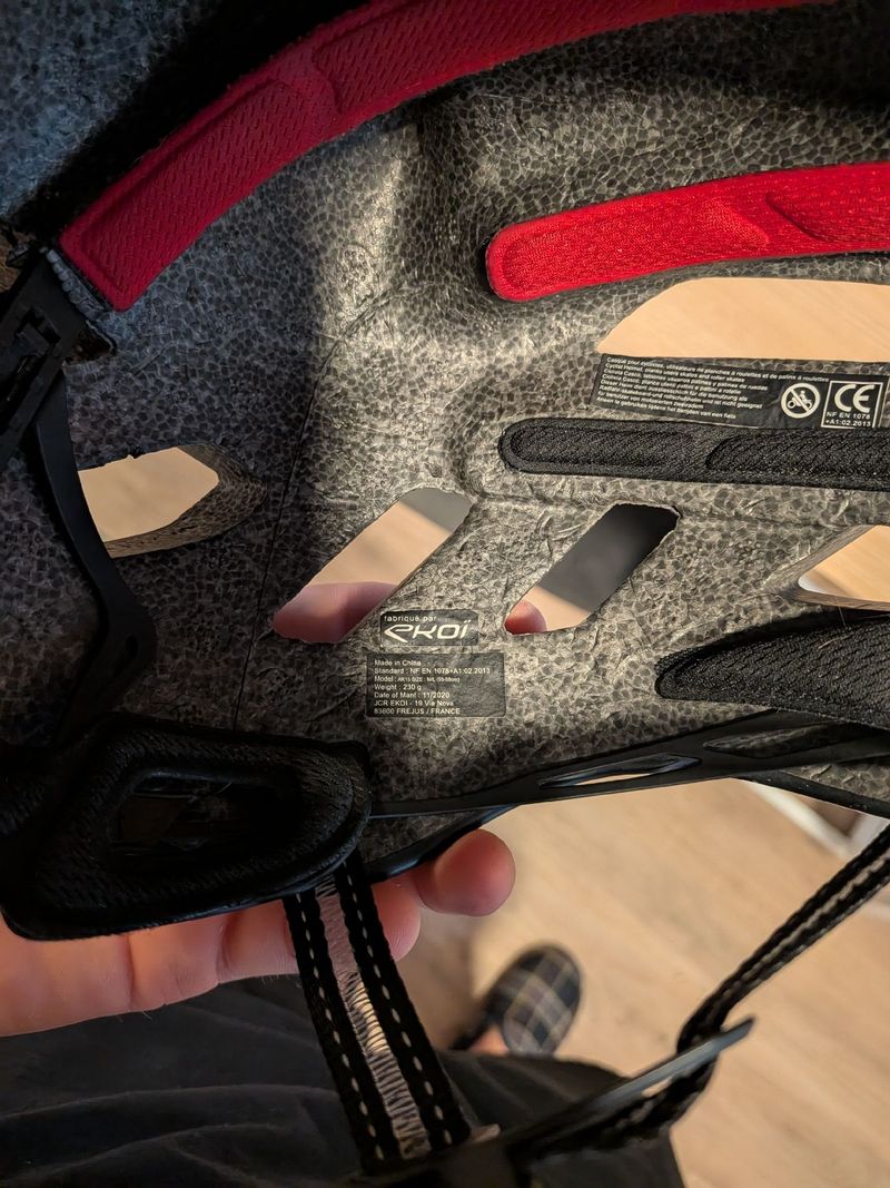 Ekoi Casque CORSA LIGHT Noir Mat bike usato — immagine 4 di 4