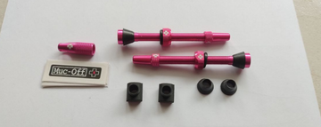 Gebrauchtes MUC-OFF Kit valves Tubeless 60 mm Rose Tyres & Tubes