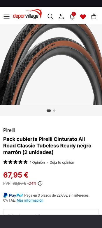 Used Pirelli Cinturato 700x35 2025 bike — image 5 of 5