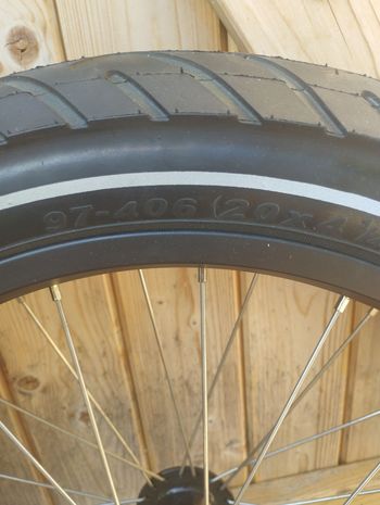 Used Kenda FATBIKE Front Wheel 20x4.1/4 bike — image 3 of 3
