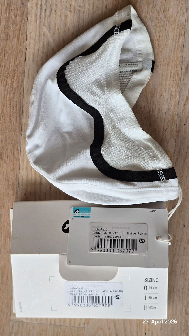 Brugt Assos Helmet Interface Weiß Größe I Cycling Clothing