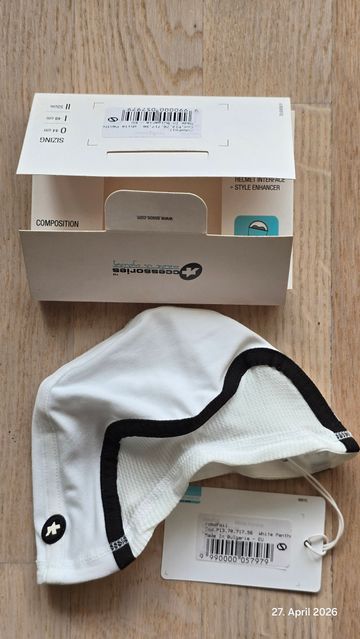 Brugt Assos Helmet Interface Weiß Größe I bike — billede 2 af 3