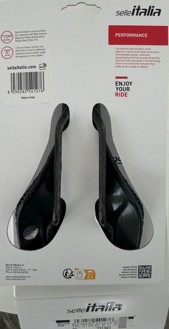 Used Selle Italia SLR BOOST 3D KIT CARBONIO SUPERFLOW bike — image 2 of 2