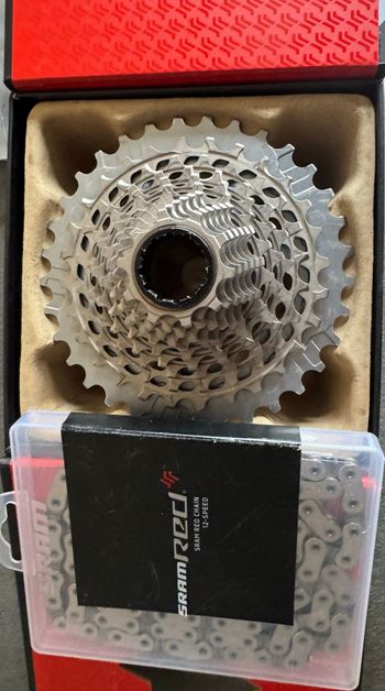 Sram, 12S XG-1290 10-33 + Red chain