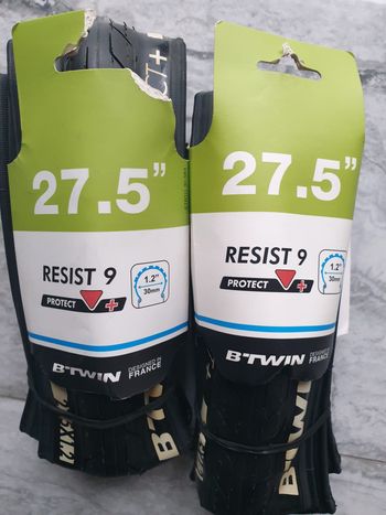 Used BTWIN SLICK MTB Tyre 27.7 x 1.2 bike — image 2 of 3