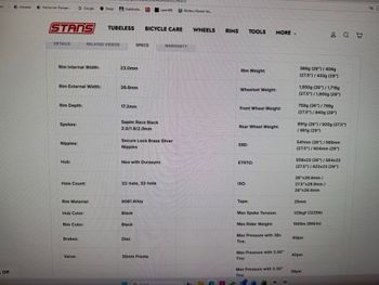 Used Stans Notubes Crest Lefty Ocho 2022 bike — image 8 of 8