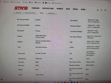 Used Stans Notubes Crest Lefty Ocho 2022 bike — image 8 of 8