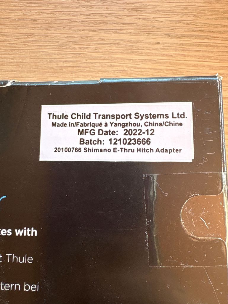 Used Thule Shimano E-Thru Axle Adapter bike — image 2 of 3
