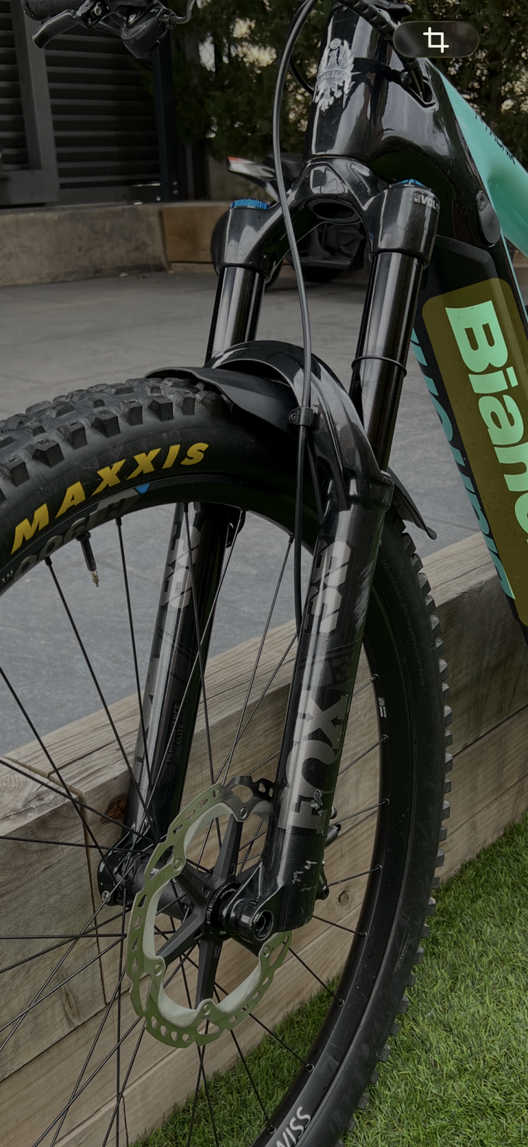 Used Fox 38 Performance Elite Grip 2 29" 160mm 44mm offset 2023 bike — image 3 of 3