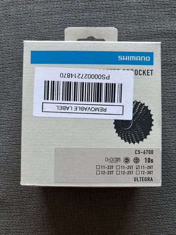 Used Shimano Ultegra Cassette 10v bike