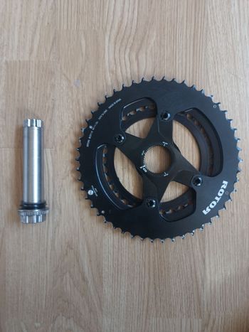 Rotor, Chainrings + Axle + Bolts + Spacers