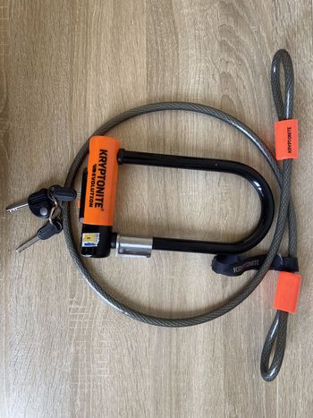 Kryptonite, antivol velo avec câble kryptoflex