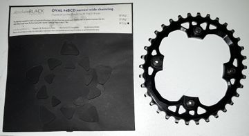 Used Absoluteblack corona ovale 34T Drivetrain & Pedals