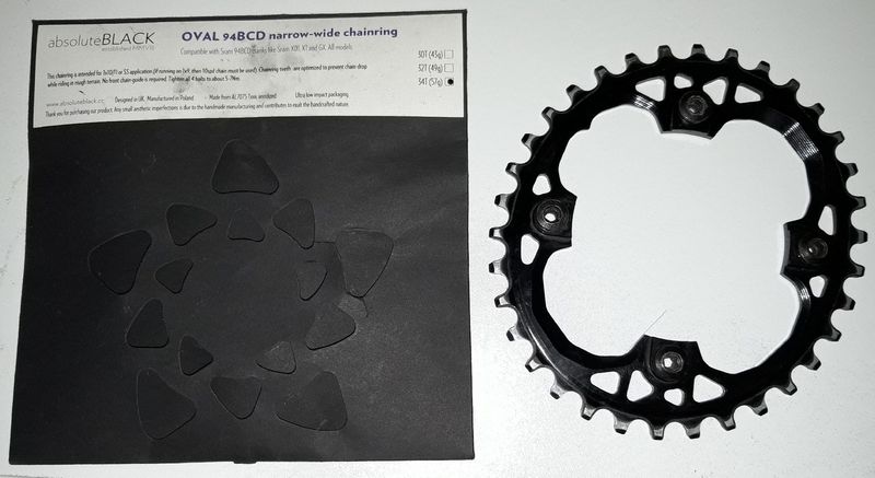 Used Absoluteblack corona ovale 34T Drivetrain & Pedals